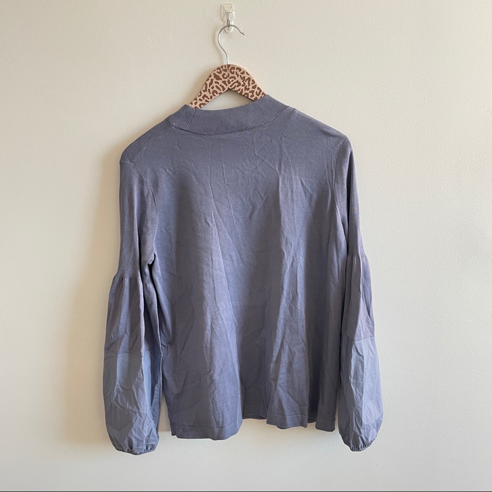 COS Light Blue Balloon-Sleeve Blouse - Picture 8 of 8
